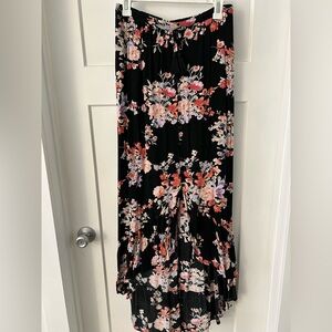 Xhilaration | Floral High-Low Skirt | Size S